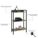 Ver imagem 6 de Estante para Livros Industrial 3 Prateleiras 104cmx60cm Active Yescasa