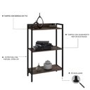 Ver imagem 6 de Estante para Livros Industrial 3 Prateleiras 104cmx60cm Active Yescasa