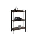 Ver imagem 3 de Estante de Livros Industrial Aço 60CMX104CM 3 Prateleiras Active Yescasa Marrom/Nogal