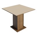 Ver imagem 6 de Conjunto Sala de Jantar Tampo de Madeira 4 Cadeiras Rustic/Crema/Imperial Verbena Madesa