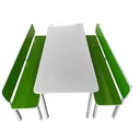 Ver imagem 1 de Conjunto Mesa Refeitório Infantil para Creches e Escolas