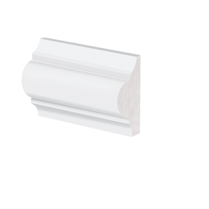 Rodameio Poliestireno 06cm classico Branco 31006 Arquitech