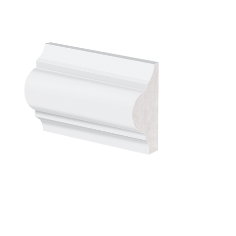 Rodameio Poliestireno 06cm classico Branco 31006 Arquitech