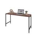 Ver imagem 5 de Escrivaninha Mesa Escritório Estilo Active 135cm Industrial Yescasa Nogal Marrom