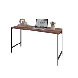 Escrivaninha Mesa Escritório Estilo Active 135cm Industrial Yescasa Nogal - 5