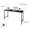 Escrivaninha Mesa Escritório Estilo Industrial 135cm Active Yescasa - 4