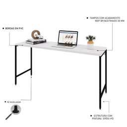 Escrivaninha Industrial 150cm Active Yescasa  - 4