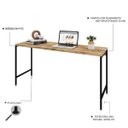 Ver imagem 4 de Escrivaninha Mesa Escritório Industrial 150cm Active Yescasa