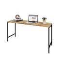 Ver imagem 5 de Escrivaninha Mesa Escritório Active 150cm Industrial Yescasa Carvalho Marrom