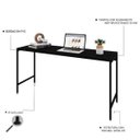 Ver imagem 4 de Escrivaninha Mesa Escritório Active 150cm Industrial Yescasa Preto