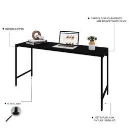 Escrivaninha Industrial 150cm Active Yescasa  - 4