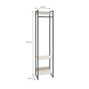 Ver imagem 3 de Estante Closet Arara c/03 Prateleiras Dynamica 45 cm Est.Preta