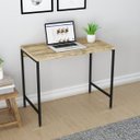 Ver imagem 1 de Escrivaninha Mesa Escritório Estilo Active 90cm Industrial Yescasa Carvalho Marrom