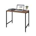 Ver imagem 5 de Escrivaninha Mesa Escritório Estilo Active 90cm Industrial Yescasa Nogal Marrom