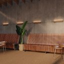 Ver imagem 3 de Arandela Castor Led 9w Madeira de Demolição Bivolt