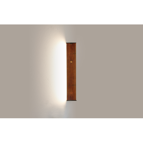 Arandela Castor Led 9w Madeira de Demolição Bivolt