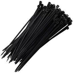 Abraçadeira Nylon Preta Enforca Gato 3,6 X 200mm 400 Un | Fertak - 1