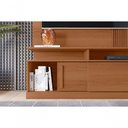 Ver imagem 2 de Painel Home Denver para Tvs até 60'' 136cm MDP com Portas de Correr e Prateleira Jequitiba