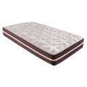 Ver imagem 2 de Cama Box com Baú Solteiro + Colchão de Molas - Anjos - Classic Superlastic 88 Cm Marrom