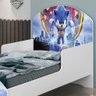 Cama Infantil Sonic Adesivada com Colchão Moveis House - 4