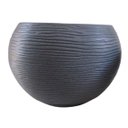 Ver imagem 1 de Vaso Plantas 27 X 24 Cm Oval Moderno Polietileno Jardim Decoração Ambientes
