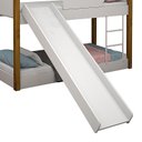 Ver imagem 4 de Beliche Montessoriana com Escorregador Luiza Branco/Mel - PR Baby