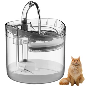 Bebedouro Fonte de Agua Cao Gato Cachorro Pet 2 Litros Animal de Estimaçao Filtro Agua Fresca Usb Si