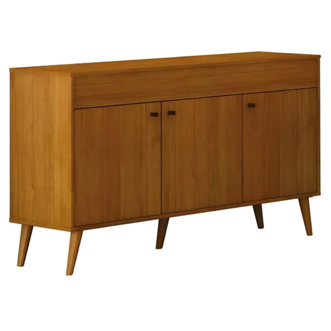 Buffet para Sala de Jantar Jade Gold 3 Portas - Leifer:Cinamomo