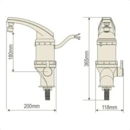 Torneira Elétrica Elegance 4 Temperaturas 220v/127v Bancada:preta/220v - 2