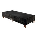 Ver imagem 7 de Cama Box c/Auxiliar Casal: Colchão Espuma Polar D20 Pérola Gray + Base CRC Suede Black(138x188)