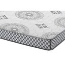 Ver imagem 3 de Cama Box c/Auxiliar Casal: Colchão Espuma Polar D20 Pérola Gray + Base CRC Suede Black(138x188)