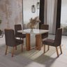 Sala de Jantar 90x90 4 Cadeiras Paola Bom Pastor - 1