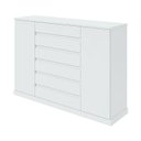 Ver imagem 1 de Cômoda Sapateira Vedra Branco Brilho – Lopas