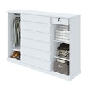 Ver imagem 3 de Cômoda Sapateira Vedra Branco Brilho – Lopas