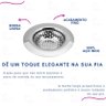 Kit 2 Ralo de Pia Aço Inox Ralinho Cestinha Pia Cozinha 9cm - 4
