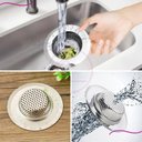 Ver imagem 5 de Kit 2 Ralo de Pia Aço Inox Ralinho Cestinha Pia Cozinha 9cm