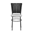 Ver imagem 3 de 2 Cadeiras para Mesa Preta Hawai Preto:branco