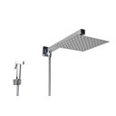 Ver imagem 1 de Ducha Chuveiro Inox 304 20x20 Cm C/ Ducha de Mão em Metal