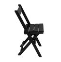 Ver imagem 5 de Mesa Aparador Dobrável Bar 68x43cm com 2 Cadeiras Preto / Liso