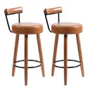 Ver imagem 1 de Kit 2 Banquetas Alta Nápoles Banco 89cm para Balcão Bar Cozinha Gourmet- Salaone:amarula