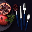 Ver imagem 2 de Conjunto Faqueiro 24 Peças Ipanema Lâmina Inox Cabo Azul - Tramontina 23399191