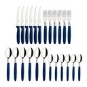 Ver imagem 3 de Conjunto Faqueiro 24 Peças Ipanema Lâmina Inox Cabo Azul - Tramontina 23399191