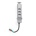 Ver imagem 2 de Mini Totem Manual 3 Tomadas Elétricas 20a Ultra Potencia 4mm Cinza