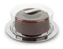 Ver imagem 4 de Kit Porta Pão e Boleira Aço Inox Tampa Acrílico Bolo Forma