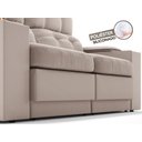 Ver imagem 7 de Sofá com Porta Copos e Carregador Usb Eureka 1,70m Assento Retrátil e Reclinável Velosuede