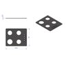 Vidro Preto para Cooktop 4 Bocas Terim - 2