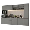 Ver imagem 3 de Armário de Cozinha Completa 280 Cm Suspensa Nice Madesa 04