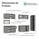 Ver imagem 5 de Armário de Cozinha Completa 280 Cm Suspensa Nice Madesa 04