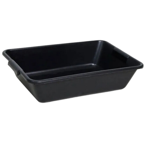 Caixa de Areia para Gatos Bandeja Higiênica Preta 20l