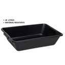 Ver imagem 4 de Caixa de Areia para Gatos Bandeja Higiênica Preta 20l